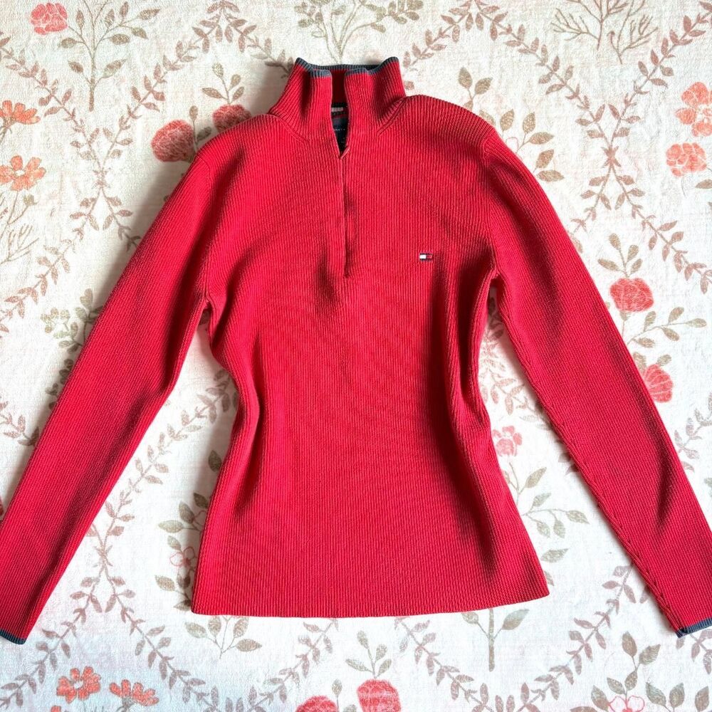 Tommy-hilfiger Women's Red Sweater